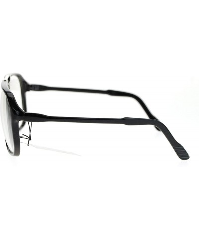 Oversized Mens Retro Robotic Nerdy Geek Sport Keyhole Oversize Optical Eye Glasses - Black - C411SLP0P03 $12.65