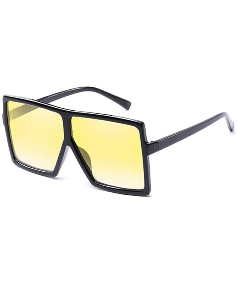 Oversized Thick Frame Square Sunglasses Retro Mens Women Hip Hop Shades  Glasses