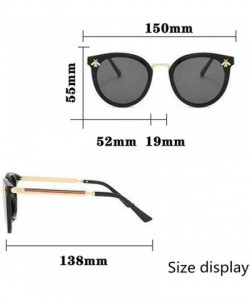 Oval sunglasses-Fashion UV Protection sunglasses for Men Women vintage glasses retro sunglasses sunglasses round - D - C31908...