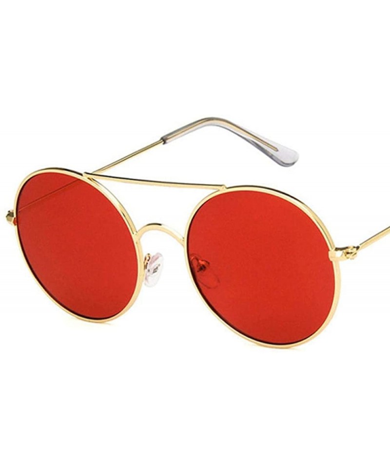 Aviator Sunglasses 2019 New Fashion Metal Round Colorful UV400 Travel Shopping Get 5 - 10 - C518YZWNS60 $8.73