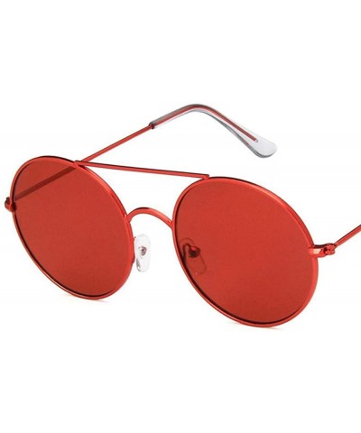 Aviator Sunglasses 2019 New Fashion Metal Round Colorful UV400 Travel Shopping Get 5 - 10 - C518YZWNS60 $8.73