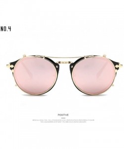 Aviator New Fashion Retro Dual-Purpose Mirror Flat Glasses Sunglasses for Men and Women UV400 1813 - Blackpink - CZ18AHAS4CC ...