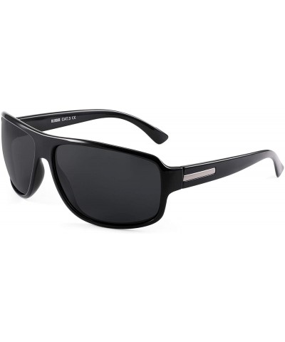 Wrap Polarized Sports Sunglasses for Men Baseball Running Cycling Fishing Driving Golf Softball Hiking Sun Glasses - C7192UOD...