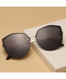 Cat Eye Womens Fashion Polarized UV Protection Metal Decoration Cat Eyes Sunglasses for Women LS1996 - Black - C918R53ZHIK $2...