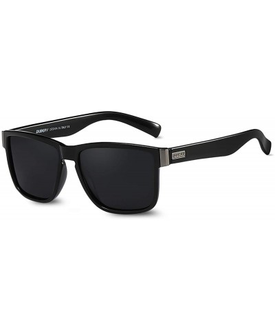 Sport Sunglasses Men Women Polarized Square Frame Tortoise Sports UV400 With Sunglasses Case For Driving Outdoor Travel - CX1...