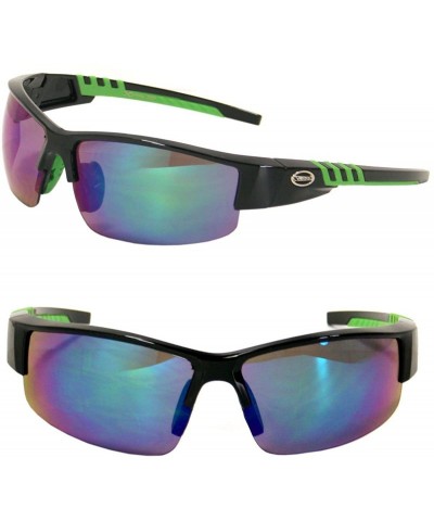 Sport Comfort Fit All Sports Performance Sunglasses SA7922 - Green - CE11KH4KZ29 $11.03