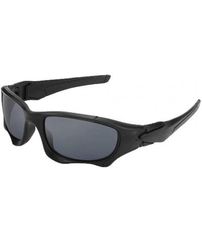 Rectangular Men Sunglasses - Polarized Sports Sunglasses For Running Cycling Fishing - C - C018ST4WE06 $8.36