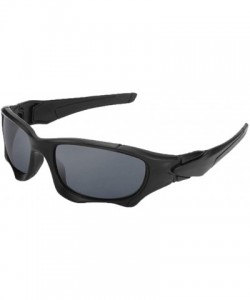 Rectangular Men Sunglasses - Polarized Sports Sunglasses For Running Cycling Fishing - C - C018ST4WE06 $8.36