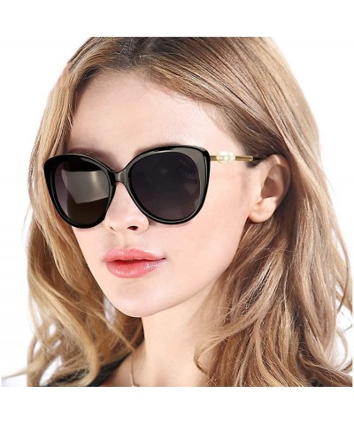 Cat Eye Cat Eye Sunglasses For Women - Fashion Polarized Sunglasses with UV Protection for Driving/Shopping/Sunbathing - CM18...