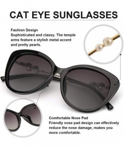 Cat Eye Cat Eye Sunglasses For Women - Fashion Polarized Sunglasses with UV Protection for Driving/Shopping/Sunbathing - CM18...