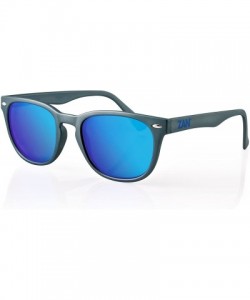 Sport NVS Sunglasses - Matte Gunmetal Frame- Smoked Cyan Mirror lens - CC11ASDSP93 $30.77