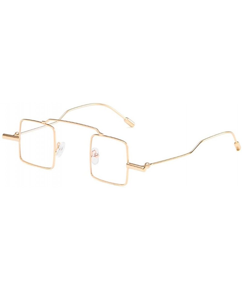 Square Retro Trend Sunglasses Fashion Square Sunglasses for Men and Women - C8 - CV18D4IWH5X $10.89