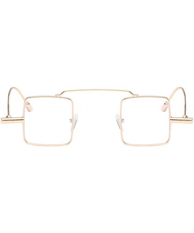 Square Retro Trend Sunglasses Fashion Square Sunglasses for Men and Women - C8 - CV18D4IWH5X $10.89