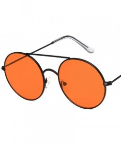 Aviator Round Sunglasses Women Men Retro Aolly Women Sun Glasses Men Ladies Eyewear 4 - 10 - CA18XDWYH3C $10.47