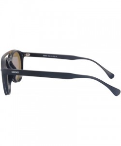 Oval Women's Sunglasses Anti-ultraviloet PC Frame UV400 Protection Summer Glasses-SG71003 - C4- Black- Sky Blue - CP18DUK9XTX...