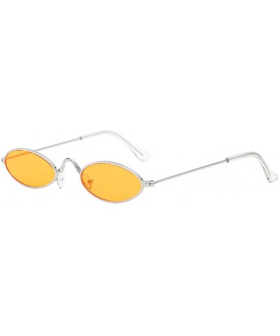 Oval Unisex Sunglasses Shooting Fashion Glasses - H - CA196S06HLY $21.40