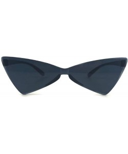 Oval Cat eye sunglasses ladies mirror black triangle sunglasses ladies shade glasses ladies UV400 - CB1906UIZNR $20.56