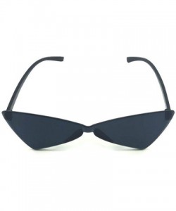 Oval Cat eye sunglasses ladies mirror black triangle sunglasses ladies shade glasses ladies UV400 - CB1906UIZNR $20.56