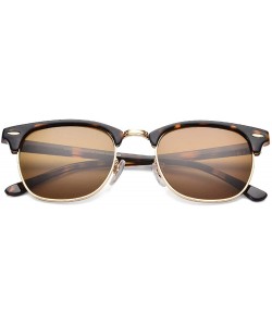 Square sunglasses for women men TR90 frame TAC and crystal glass lens sun glasses - Leopard Frame/Brown Lens - CM194R896Q2 $1...