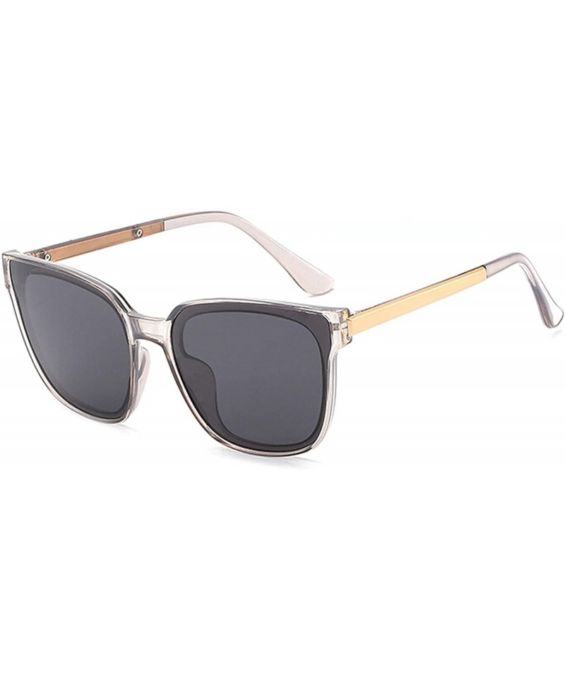 Sport Classic style Square Sunglasses for Women AC PC UV400 Sunglasses - Gray - C818SAQO0MQ $17.81