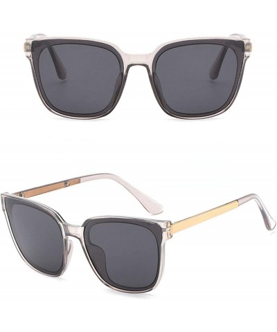 Sport Classic style Square Sunglasses for Women AC PC UV400 Sunglasses - Gray - C818SAQO0MQ $17.81