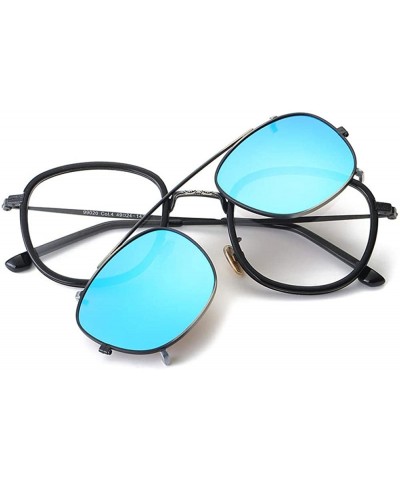 Square Sunglasses square sunglasses multi purpose equipped - Gold Frame Black Gray Piece - C918X4R8R43 $63.81