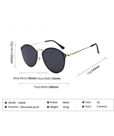 Square Retro Sunglasses Women 2019 Mirror Pink Round Vintage Sun Glasses Brand Designer Zonnebril Dames - CI197Y7EDYS $22.99