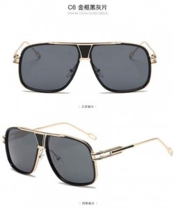 Aviator Sunglasses - Personality - Fashion Sunglasses - Retro Sunglasses - CF18X9ZWX50 $50.19