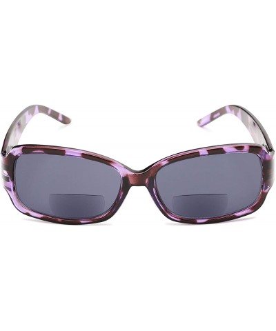 Oversized Readers.com Reading Sunglasses The Karissa Bifocal Reading Sunglasses Plastic Rectangle Style for Women - C5127M43U...