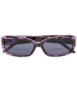 Oversized Readers.com Reading Sunglasses The Karissa Bifocal Reading Sunglasses Plastic Rectangle Style for Women - C5127M43U...