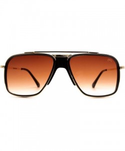 Square F027 Classic Square - for Womens-Mens 100% UV PROTECTION - Gold-browndegrade - CC192TGTK3S $15.39