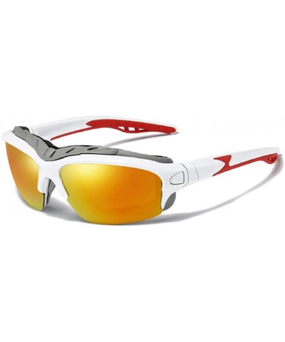 Goggle Sports Polarizing Sunglasses 8505 Anti-Ultraviolet Flashing Polarizing Protection Suitable for Outdoor Riding - CP18YG...