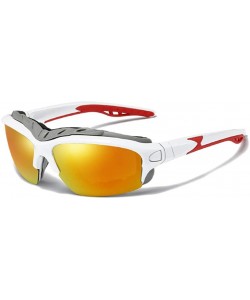 Goggle Sports Polarizing Sunglasses 8505 Anti-Ultraviolet Flashing Polarizing Protection Suitable for Outdoor Riding - CP18YG...