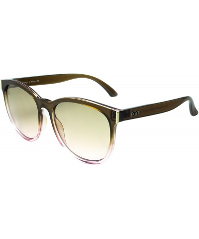 Sport 7099 Fashion Oversize Sunglasses - UV Protection - Brown Gradient Pink - C018O7M8T79 $62.09