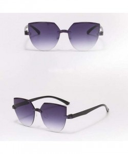 Square Frameless Multilateral Shaped Sunglasses Sunglasses for Women Men Classic Trendy Stylish Sun Glasses - F - CA1905A4YCW...