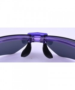 Goggle Polarized Sports Sunglasses for Men Women-Ultra Light UV400 Protection for Men Driving- Sport- Running - Purple - CI18...