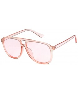 Rectangular Unisex Sunglasses Fashion Blue Drive Holiday Rectangle Non-Polarized UV400 - Pink - C618RI0SNI0 $7.30