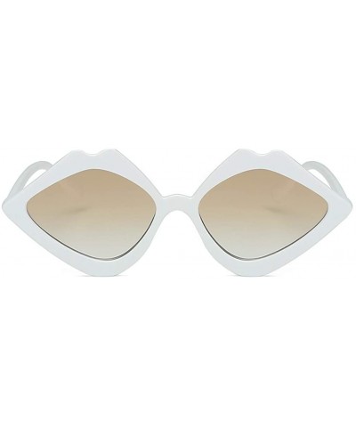 Goggle Unisex Fashion Eyewear Unique Sunglasses Sunshade Retro Glasses - White - CO197CQML6U $9.83