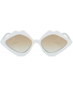 Goggle Unisex Fashion Eyewear Unique Sunglasses Sunshade Retro Glasses - White - CO197CQML6U $9.83