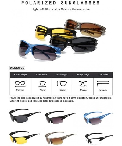 Sport Polarized Sunglasses Protection Anti Slip Driving - Color 4 - CM18R8RGUUS $8.02