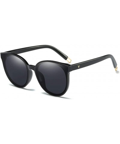 Oversized Fashion Colour Luxury Flat Top Cat Eye Women Sunglasses Elegant Men Oversized Sun Glasses UV400 - 1 - CS18QA8KEUW $...