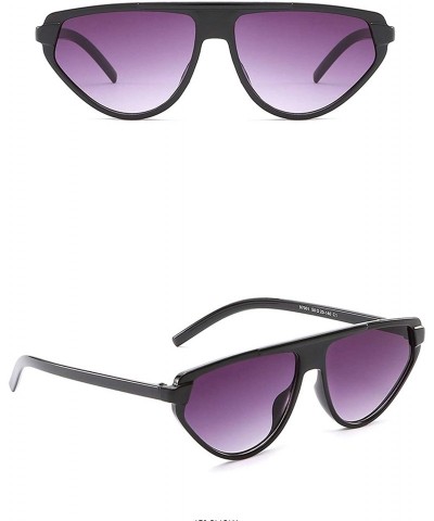 Oversized Classic Retro Designer Style Big Cat Eye Sunglasses for Women PC AC UV 400 Protection Sunglasses - C318SASLCR5 $18.29