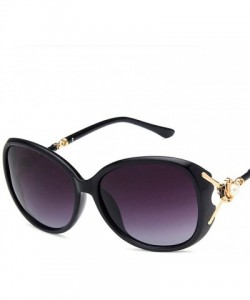 Square Unisex Sunglasses Fashion Purple Drive Holiday Square Polarized UV400 - Black - CL18RKH266C $11.70