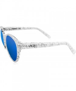 Oval Womens Daisy Oval Keyhole Sunglasses - White - C811WJQ2KUN $46.83