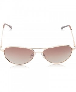 Aviator Men's Fugitive Polarized Aviator Sunglasses - Pale Gold - CR11JE6FX87 $19.74