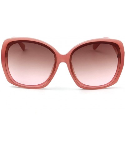 Square Women Square Cat Eye Fashion Sunglasses - Light Pink - CW198MUOSYX $10.76