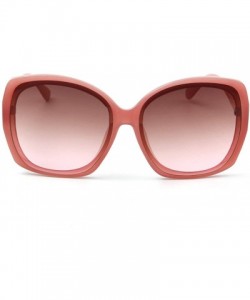 Square Women Square Cat Eye Fashion Sunglasses - Light Pink - CW198MUOSYX $10.76