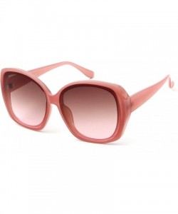 Square Women Square Cat Eye Fashion Sunglasses - Light Pink - CW198MUOSYX $10.76