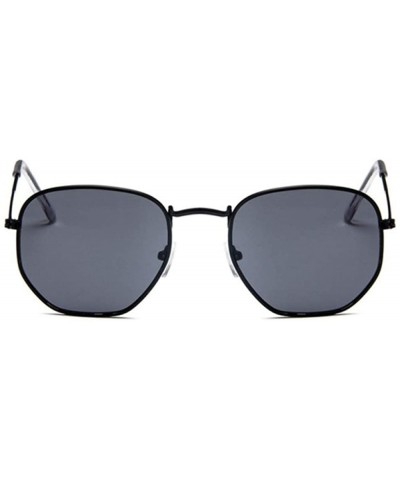 Oval Hexagon Sunglasses Classic Glasses Female - C3190C3I6YU $16.52