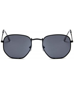 Oval Hexagon Sunglasses Classic Glasses Female - C3190C3I6YU $16.52